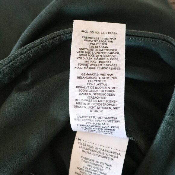 Gymshark Women's XS Green Training Stretch Activewear Skinny Leggings - Picture 9 of 10